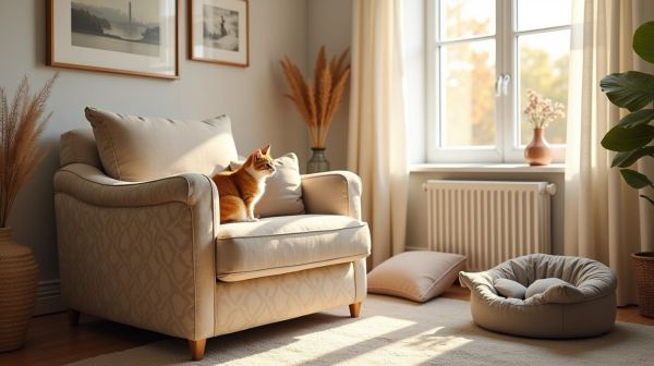 Aménager un coin douillet pour son chat d'intérieur