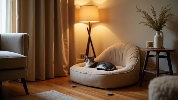 Aménager un coin douillet pour son chat d'intérieur